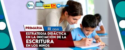 3 Estrategia didáctica en la iniciación de la escritura en los niños del III ciclo