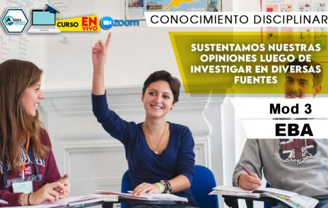 3 Sustentamos nuestras opiniones luego de investigar en diversas fuentes